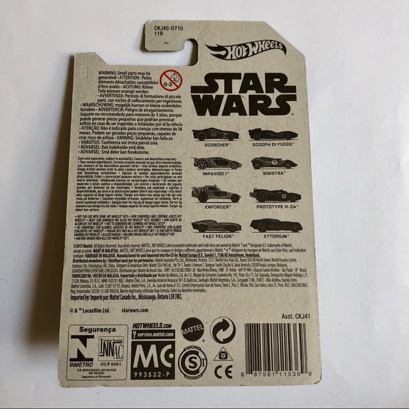 Star Wars Scorcher Hot Wheels - Picture 2 of 3